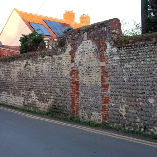 Boundary Wall From North West Corner Of Quay Barn Westwards Along The Quay And Southwards Along Westgate Stret