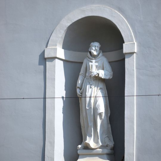 Františkánsky kláštor, socha-vsa