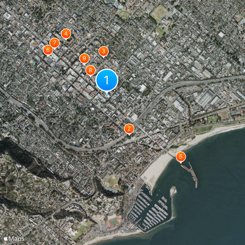 Brooks Institute Map