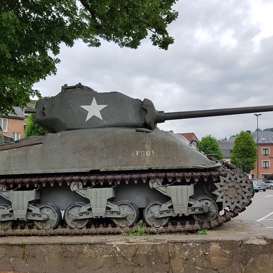 Tank memorial M4A1 Sherman