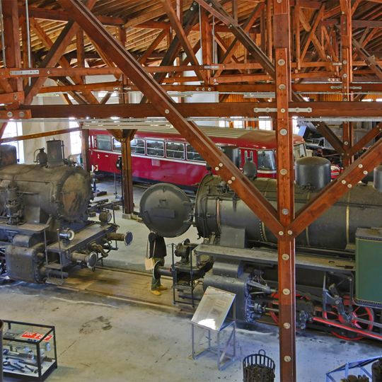 Lokschuppen am Bahnhof Bayerisch Eisenstein