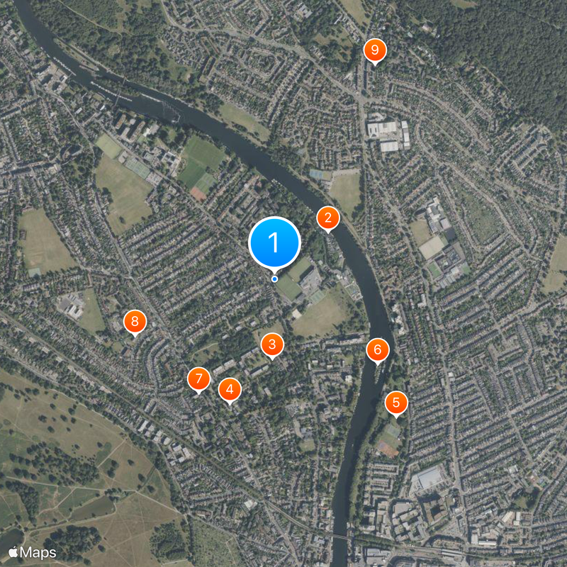 Teddington School Map