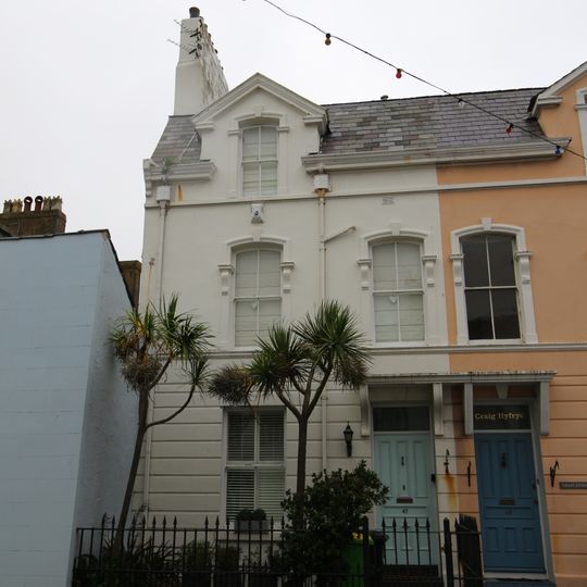Bay House, including forecourt railings and gate