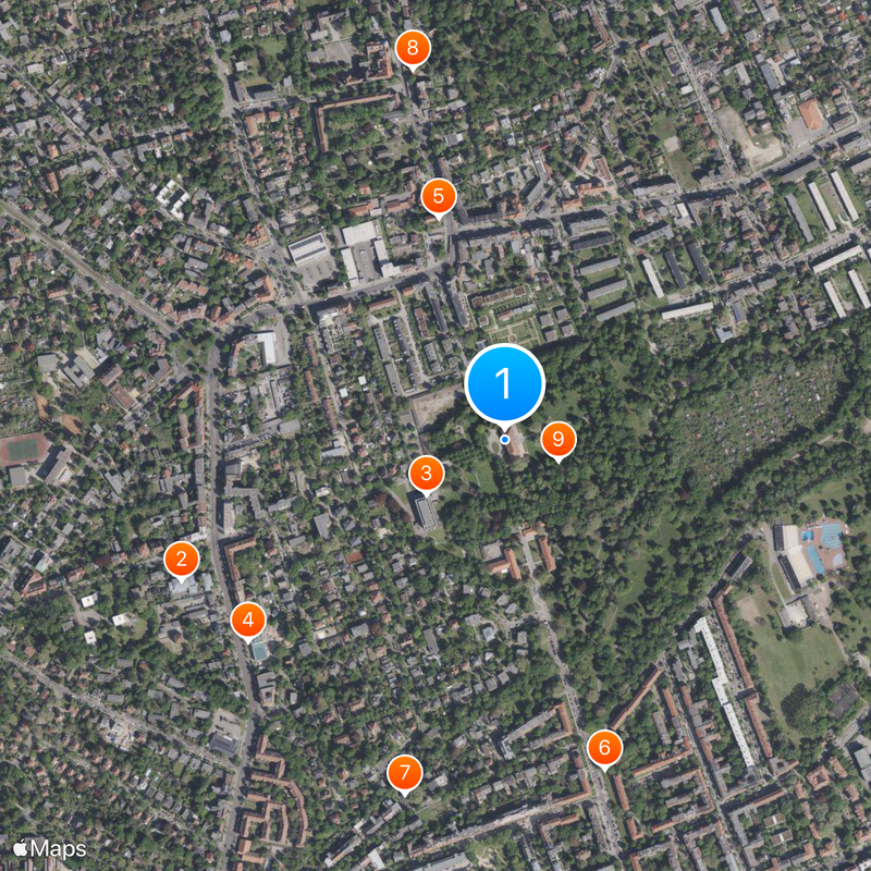 Schönhausen Palace Map