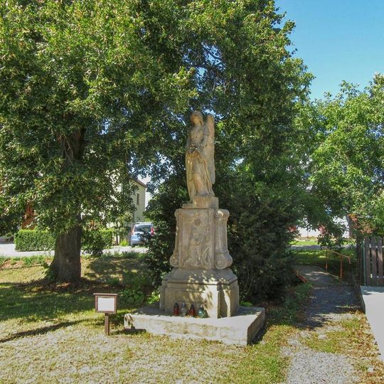 Socha anděla v Řídči