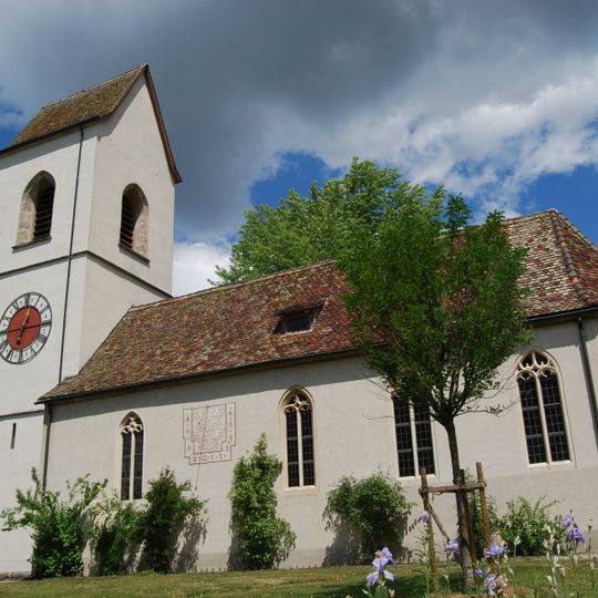Evangelische-reformierte Kirche mit Pfarrhaus und Sigristenhaus