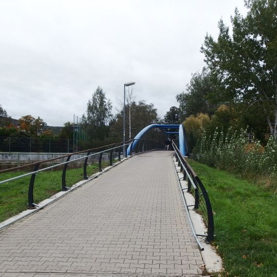 Footbridge over the Litavka in Beroun