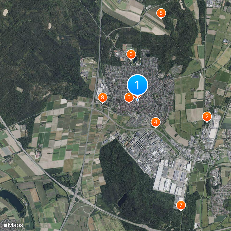 Walldorf Mapa
