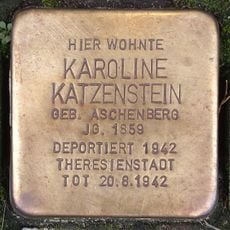 Stolperstein en memoria de Karoline Katzenstein