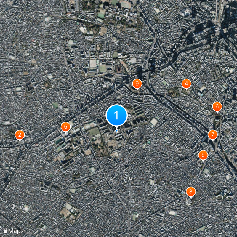 JSDF Central Hospital Map