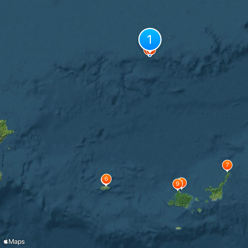 Uotsuri Island Map