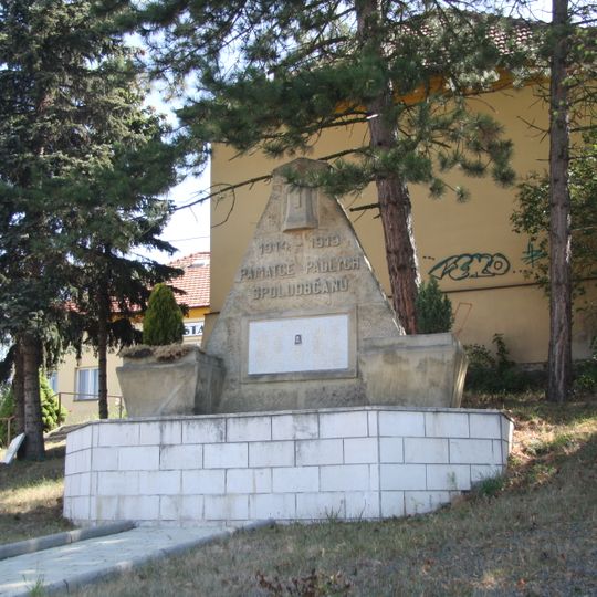 Památník obětem 1. sv. války v Ráječku