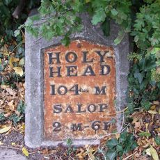 Milestone Approximately 160 Metres To South East Of The Four Crosses Public House