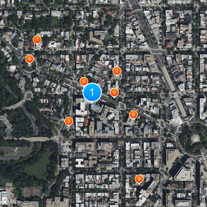 Larz Anderson House Map