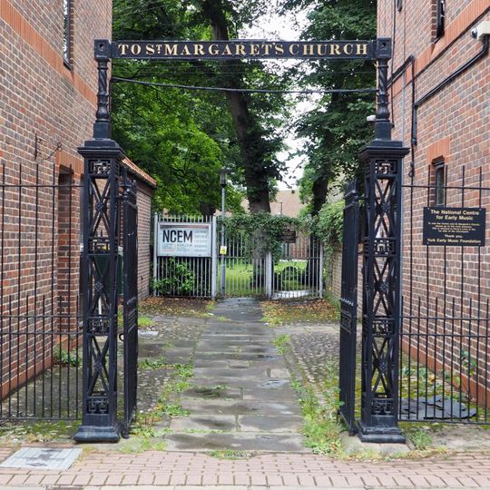 Gate Approximately 100 Metres South West Of St Margarets Church