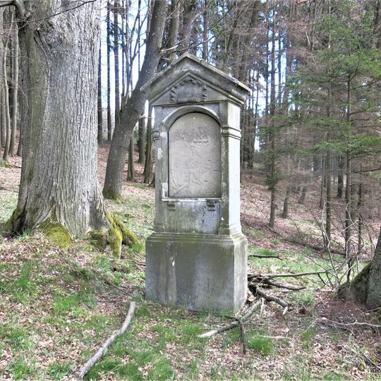 Kaplička XI. zastavení křížové cesty u Velkého Šenova