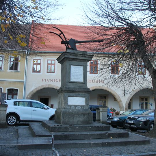 Monument to Hans Kudlich in Úštěk