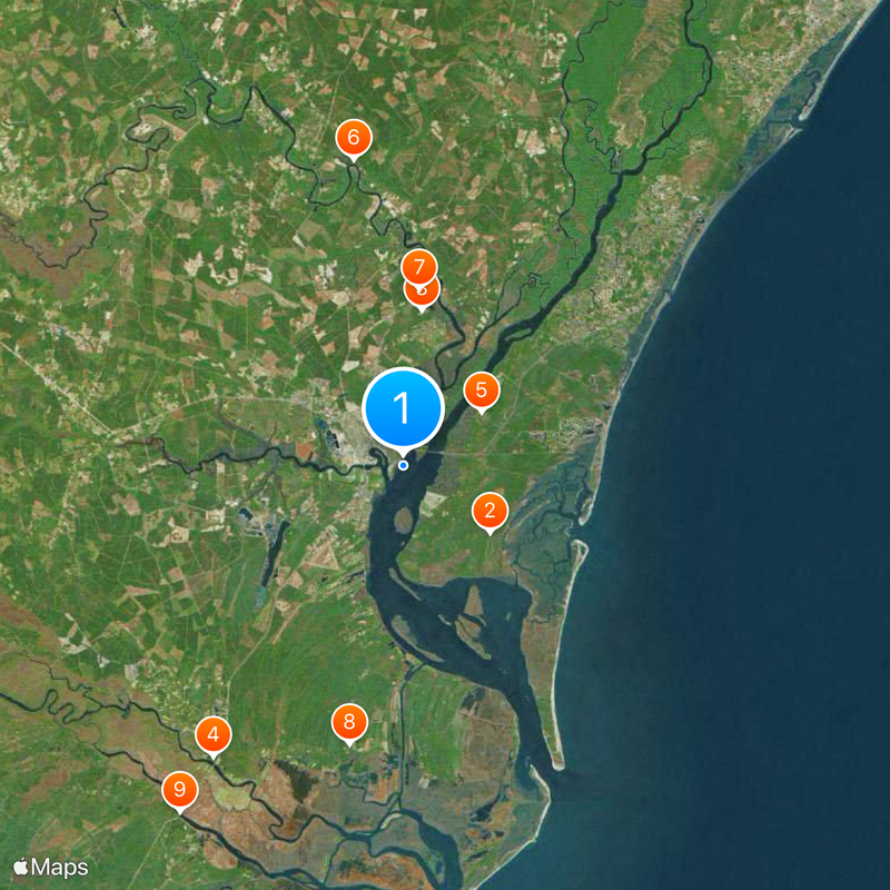 Pee Dee River Map