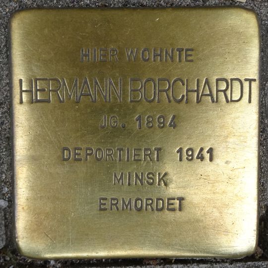 Stolperstein en memoria de Hermann Borchardt