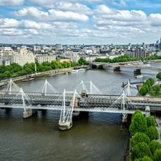 Hungerford Bridge and Golden Jubilee Bridges
