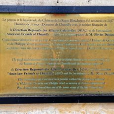Le perron et la balustrade du Château de la Reine Blanche ont été restaurés en 2017