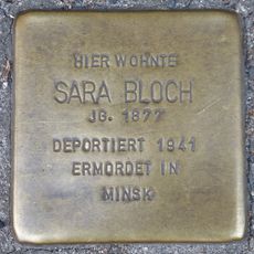 Stolperstein dedicated to Sara Bloch