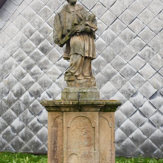 Statue of John of Nepomuk in Husovo nábřeží, Žamberk