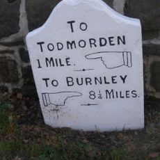 Milestone To North Of Entrance To Scaitcliffe Hall At Ngr Sj 926252
