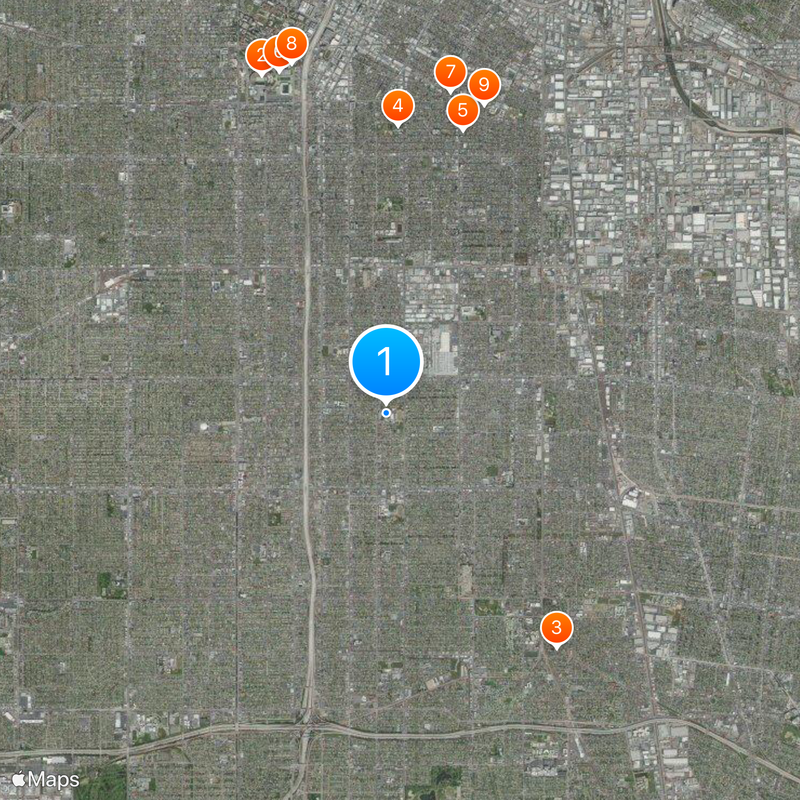 John C. Fremont High School Map