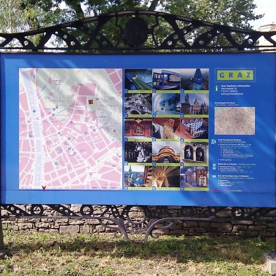 Werbetafel am Josef-Pongratz-Platz