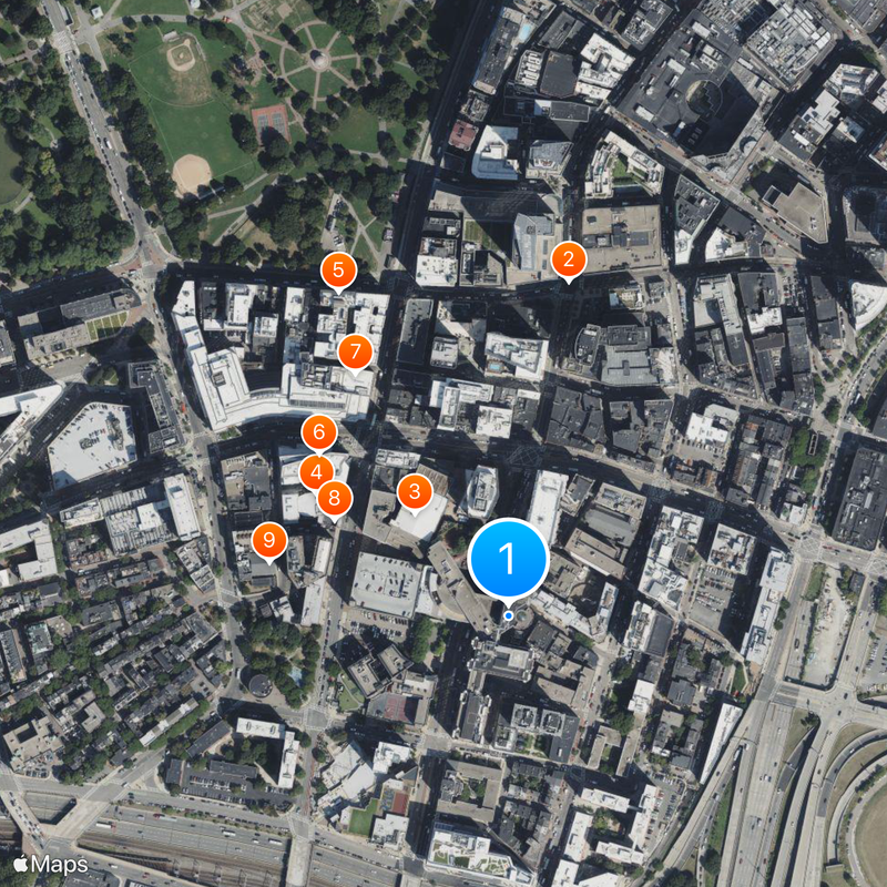 Tufts Medical Center Map