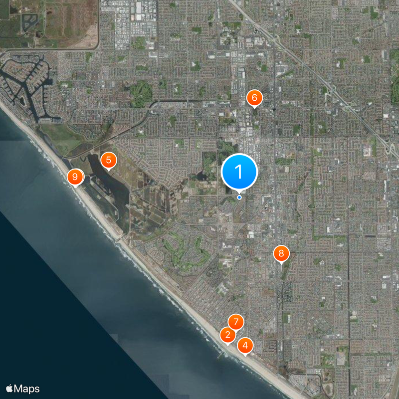 Huntington Beach Map