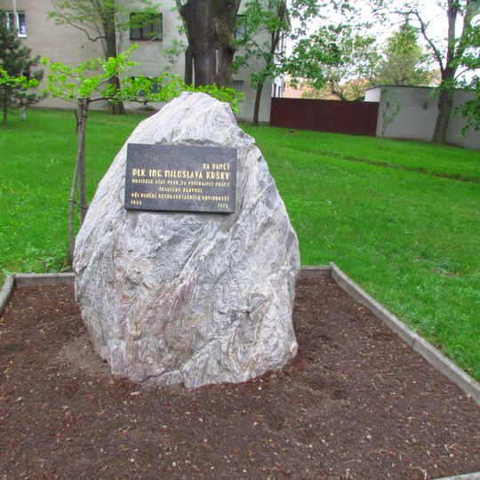 Pamětní deska Miloslava Kršky