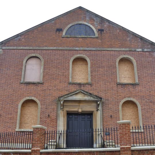 Baptist Church. Gate Piers