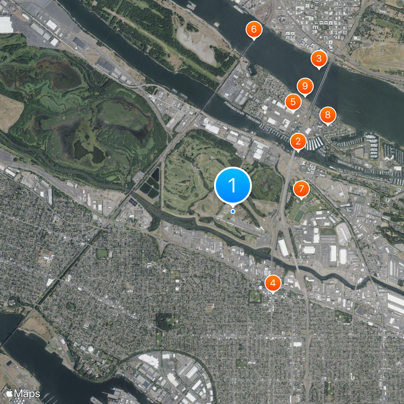 Portland International Raceway Mappa
