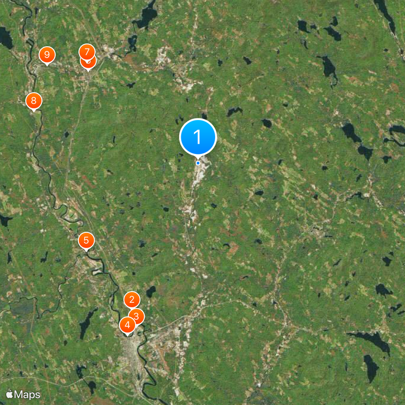 New Hampshire Motor Speedway Mapa