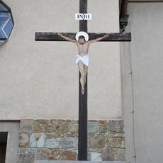 Wooden cross in Brno-Starý Lískovec