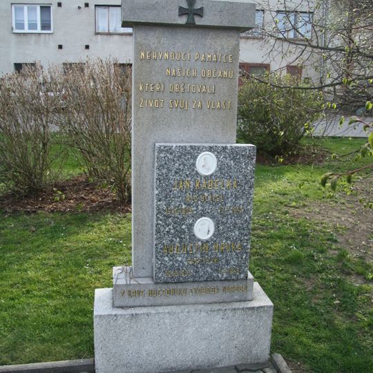 Památník obětem 2. sv. války v Jakubově u Moravských Budějovic