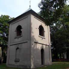 Bell tower of Franciscans monastery in Łódź-Łagiewniki