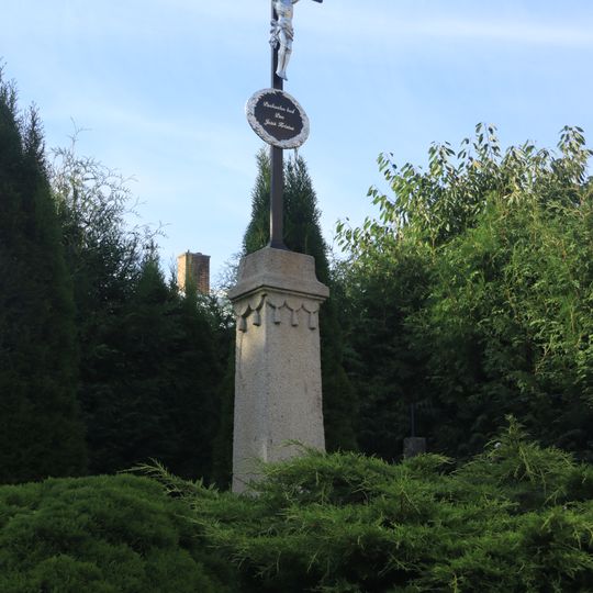 Kříž u hostince v Kozlově