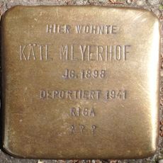 Stolperstein dedicated to Käte Meyerhof
