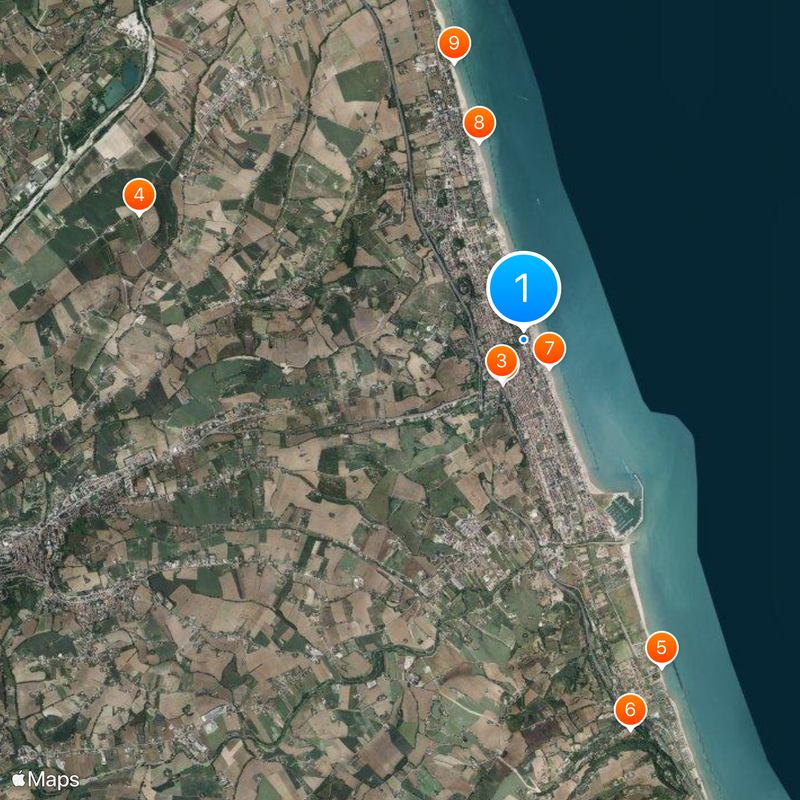 Porto San Giorgio Mapa