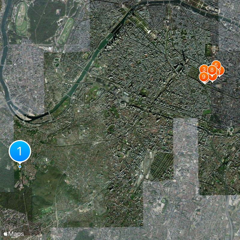 Osservatorio di Parigi Mappa