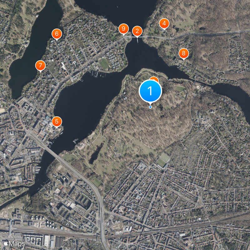 Babelsberg Park Mappa