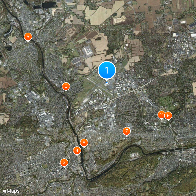 Lehigh Valley International Airport Mappa