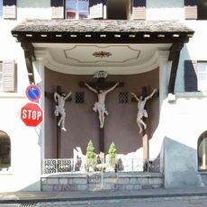 Kapellennische mit Schächerkreuz, sogenanntes Schachernkreuz