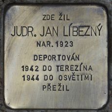 Stolperstein à la mémoire de Jan Líbezný