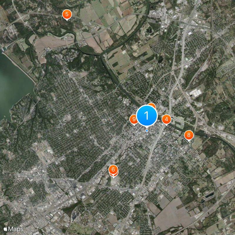 Magnolia Market Kaart