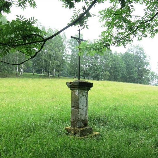 Kříž na západě Kamenické Stráně