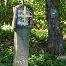 Column shrine with a lantern in Brloh